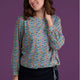 BLOUSE TORIDA FLOWERPOWER MULTICOLORE