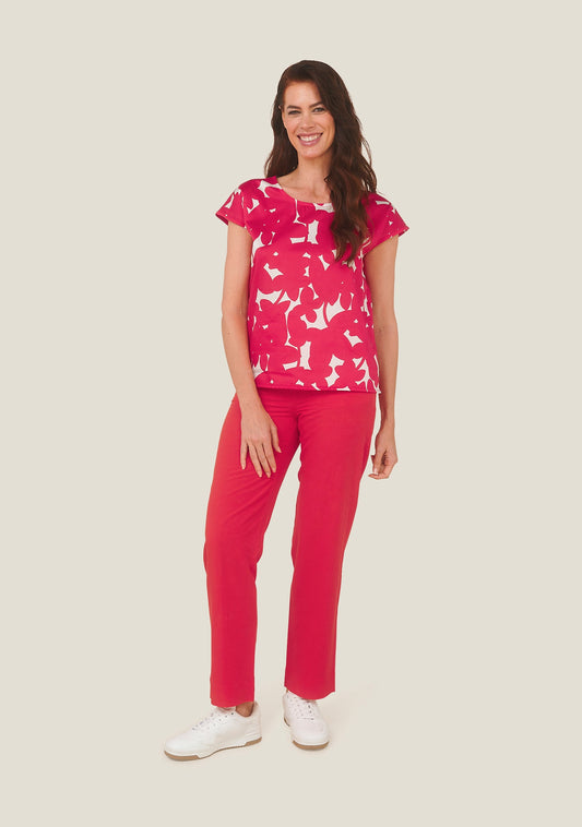 BLOUSE TOKIO OMBRES ROUGE