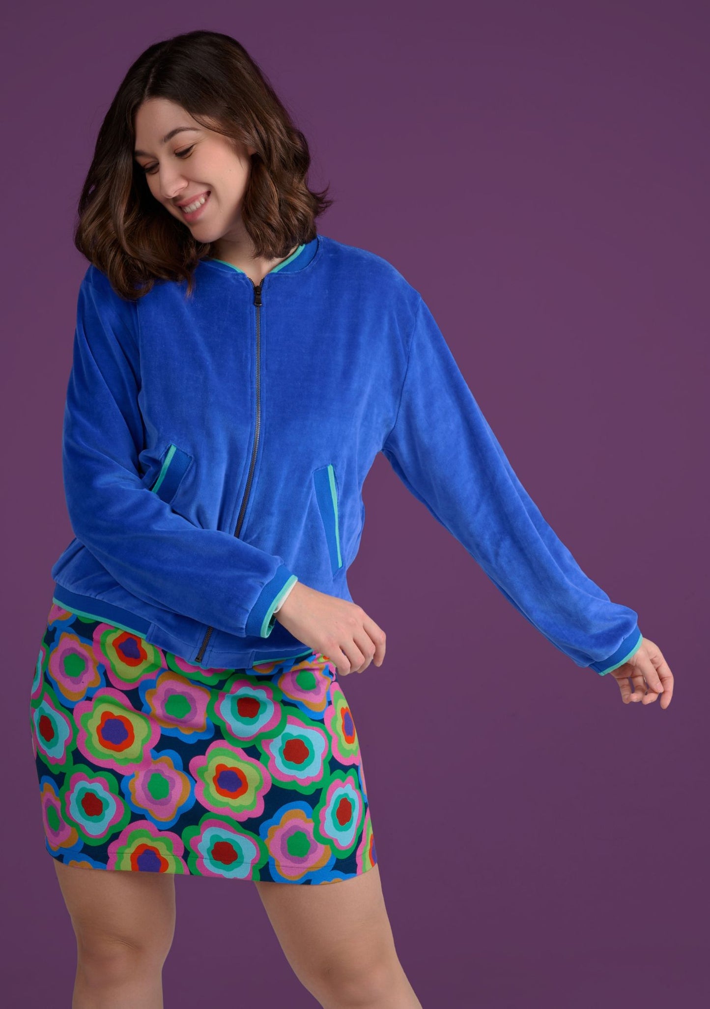 BOMBERS VANILLE UNI BLEU