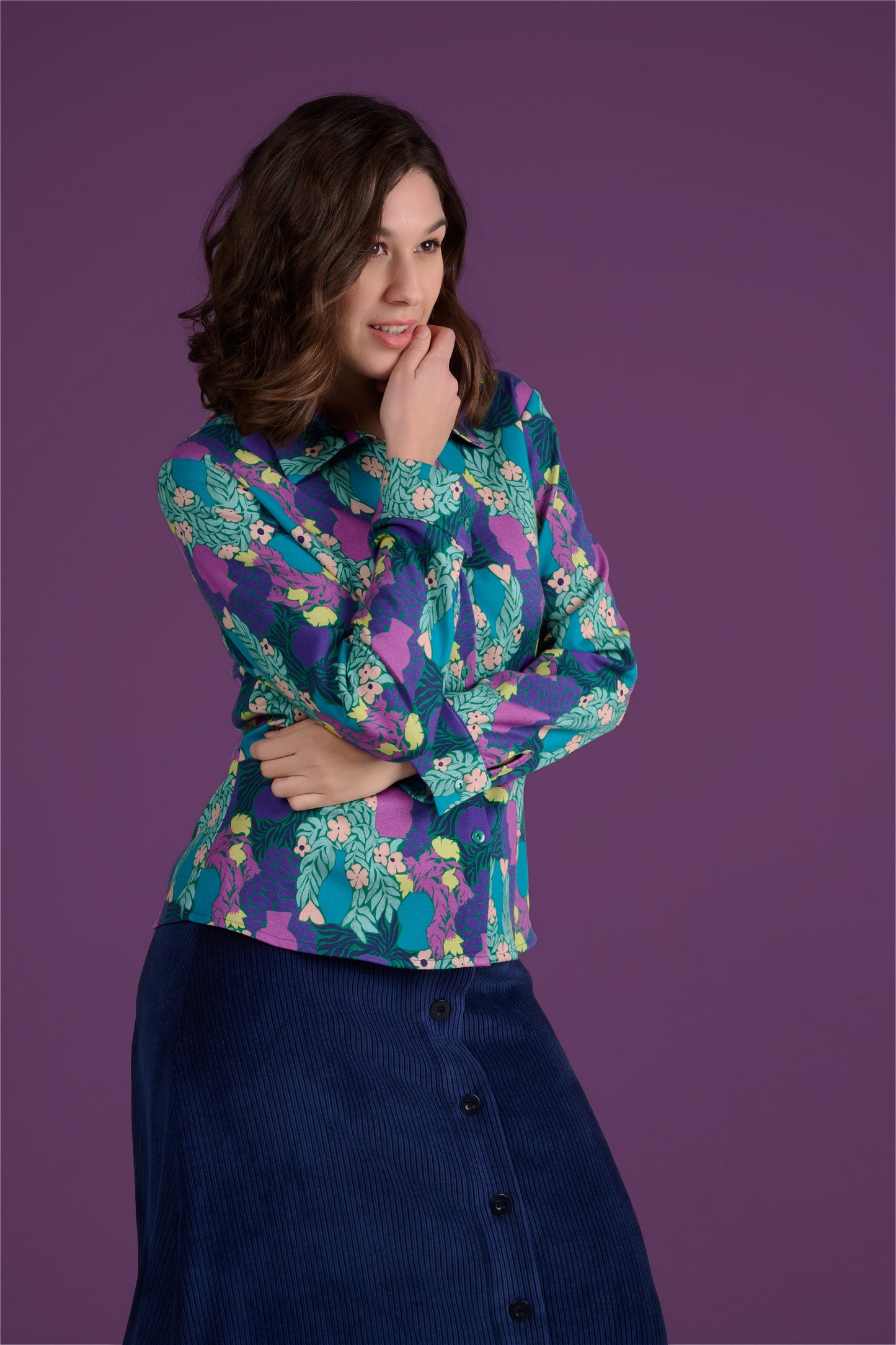 CHEMISIER CACIA MATISSE VIOLET