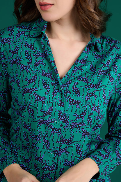 CHEMISE CENTI LEO VERT