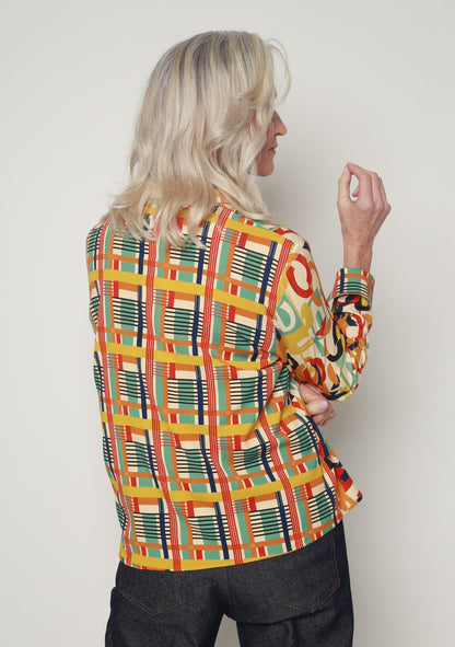 CHEMISIER CHELO ALPHABET ECRU