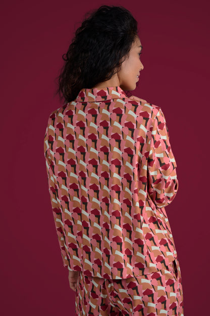 CHEMISIER CHELO BATTLE ROSE