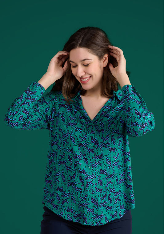 CHEMISE CENTI LEO VERT