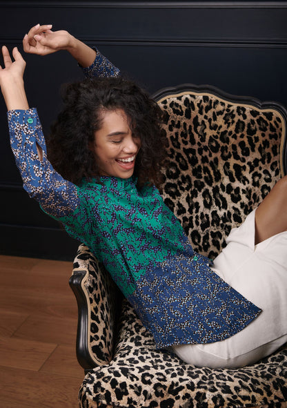 CHEMISE CHEMI LEO VERT