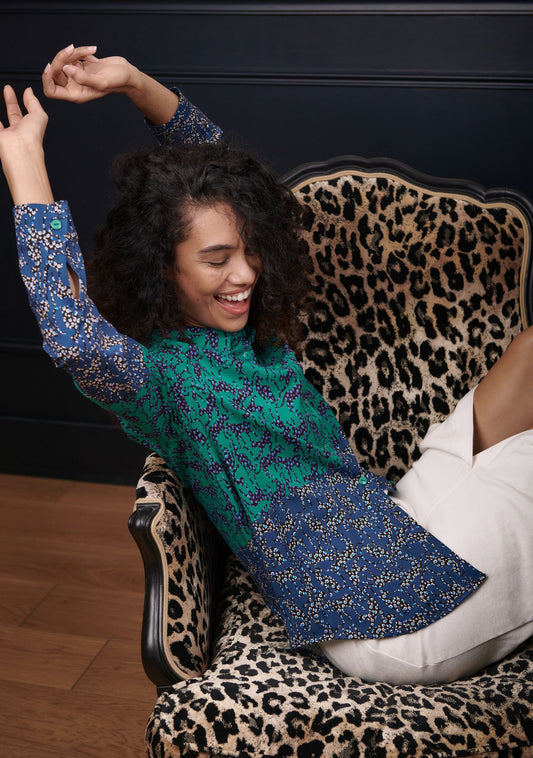 CHEMISE CHEMI LEO VERT