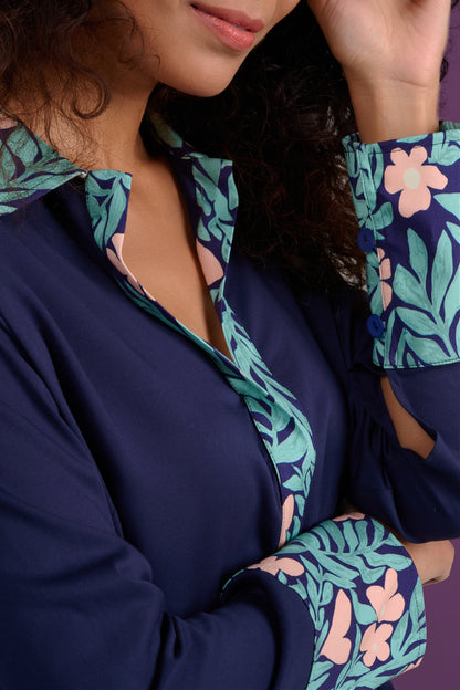 CHEMISIER CHERA JARDIN ROSE