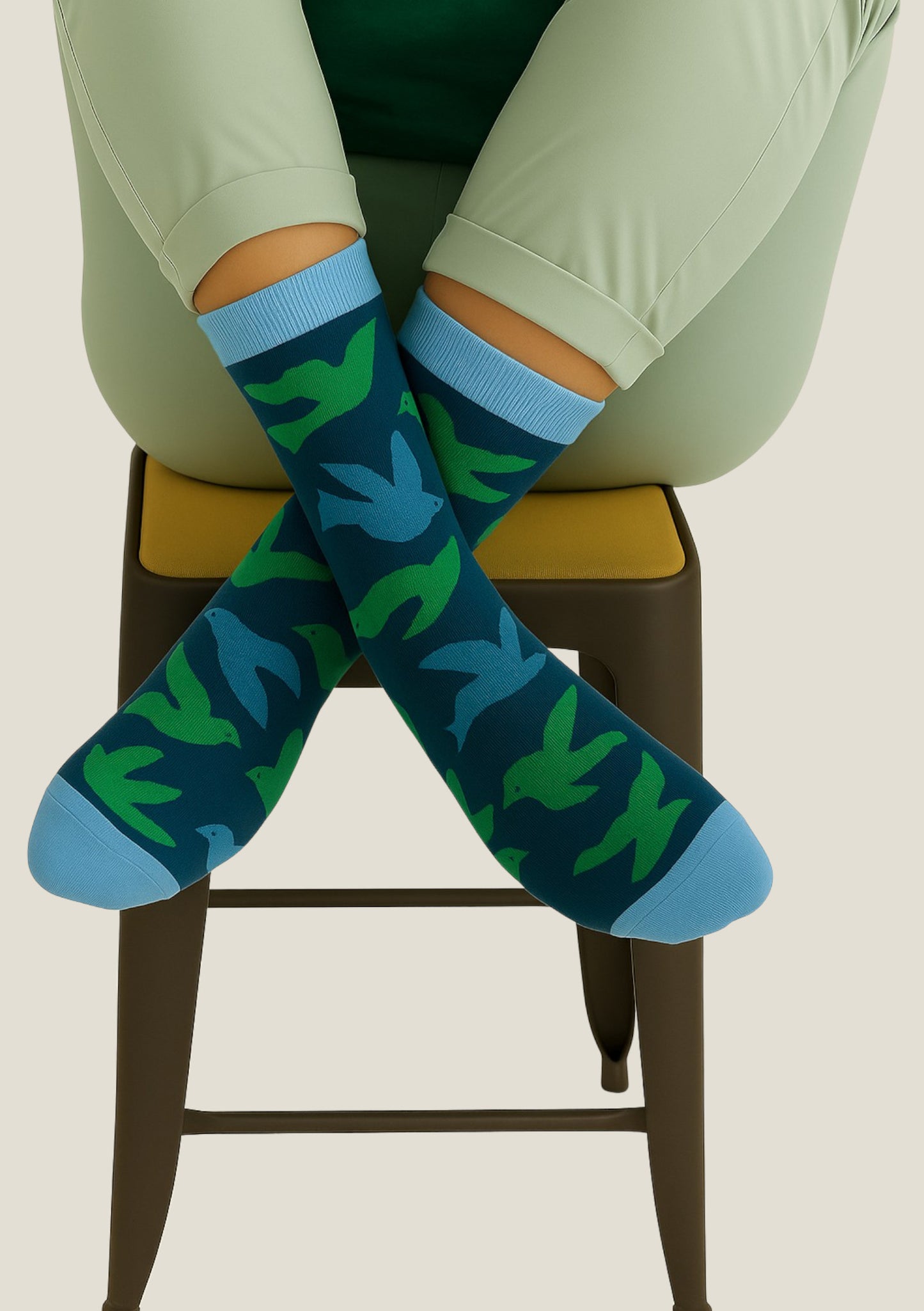 CHAUSSETTES CHOCE ENVOL BLEU