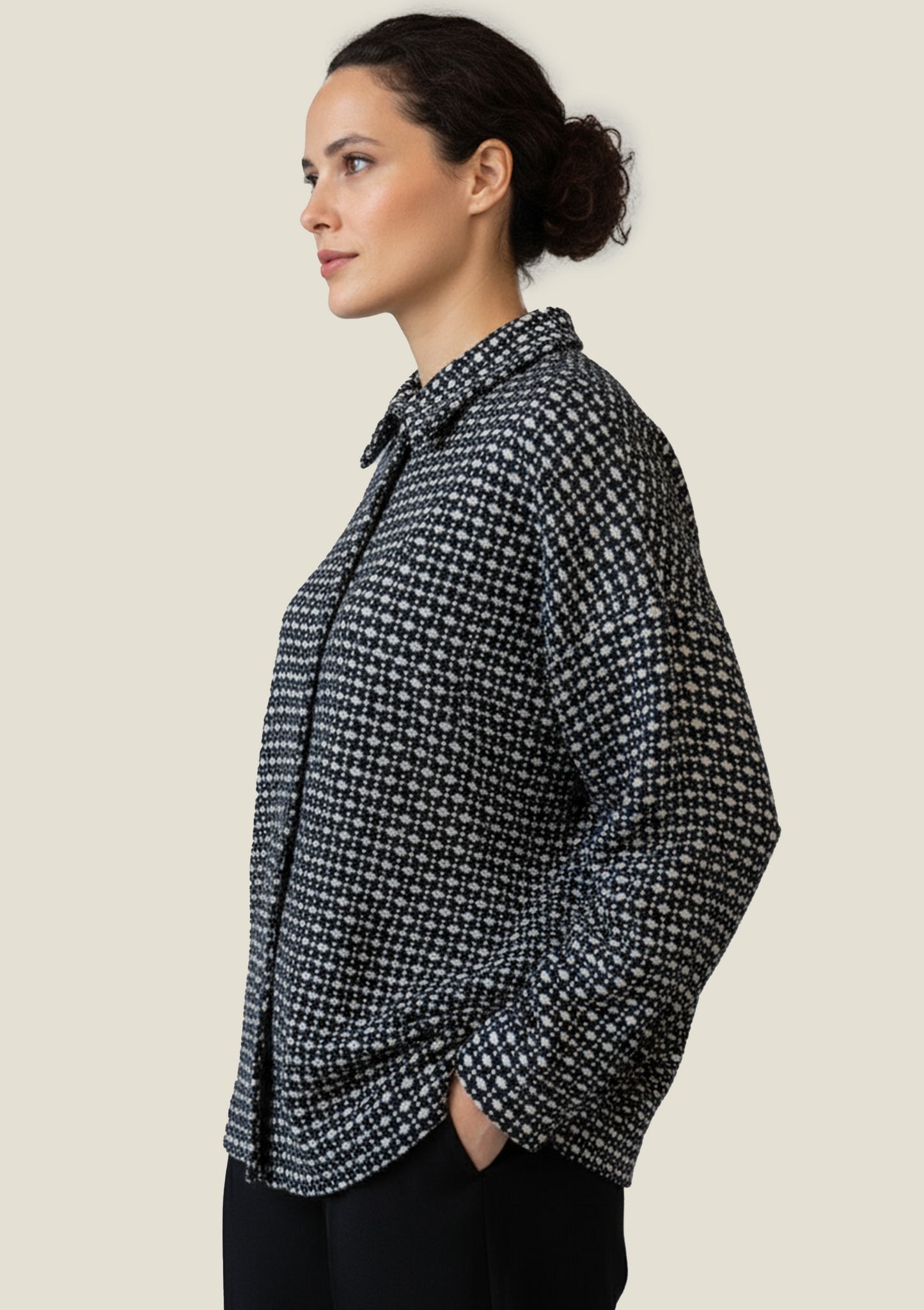 CHEMISE CIRIL POIS MARINE