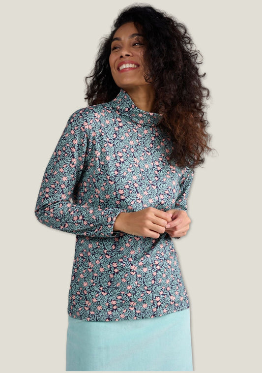 SOUS PULL TECRO JARDIN ROSE