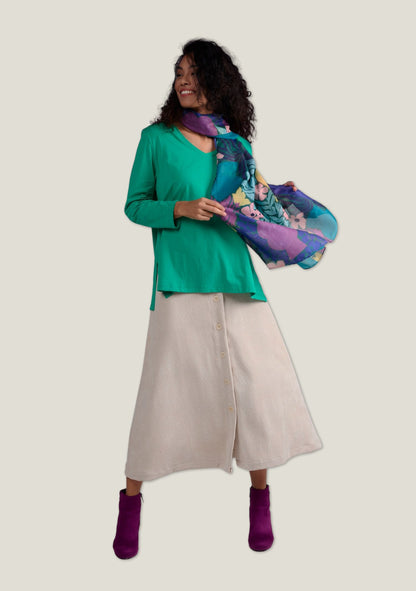 FOULARD FIVER MATISSE VIOLET