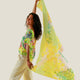 FOULARD FEUILLAGE JAUNE