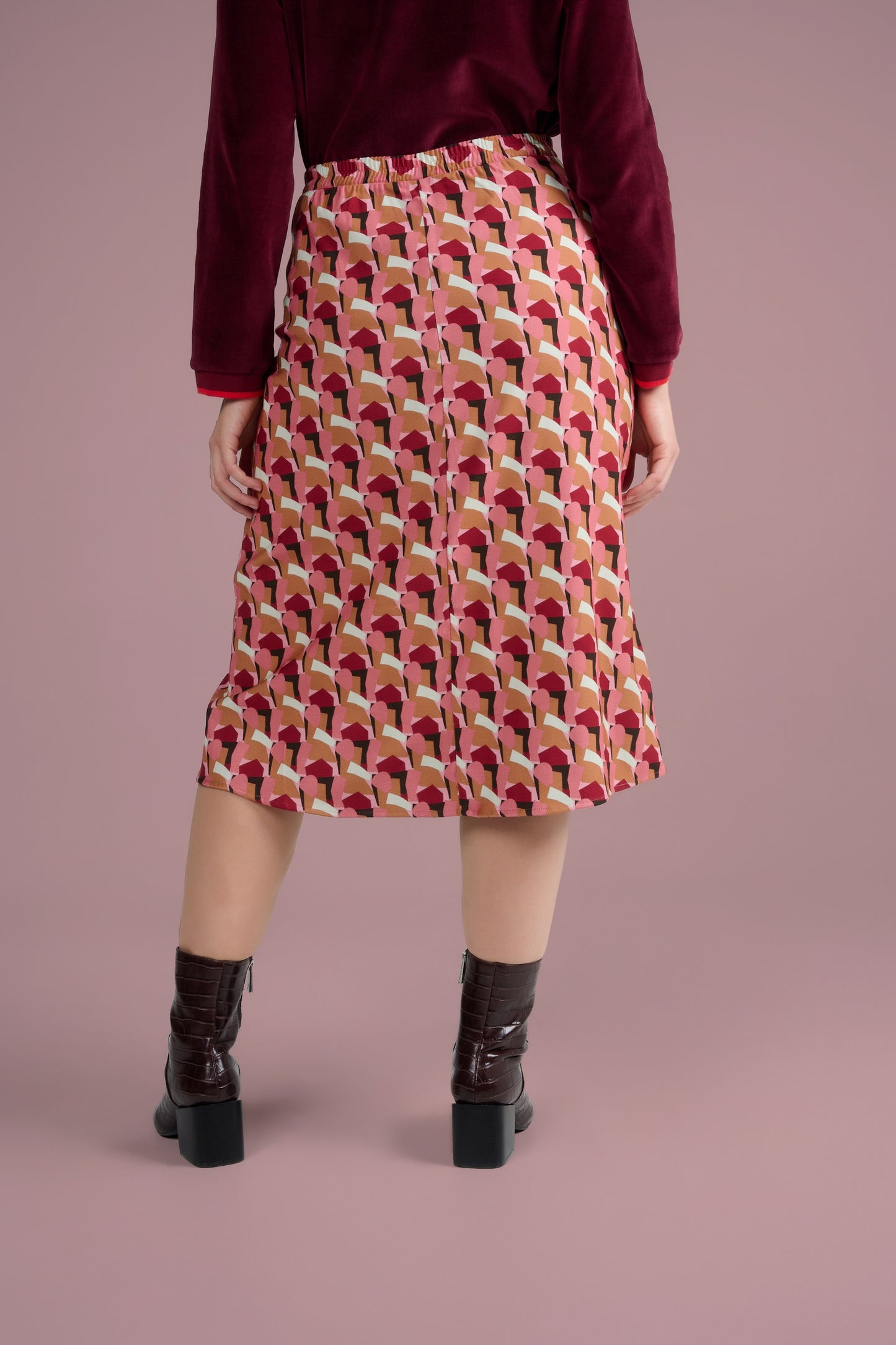 JUPE JARDI BATTLE ROSE