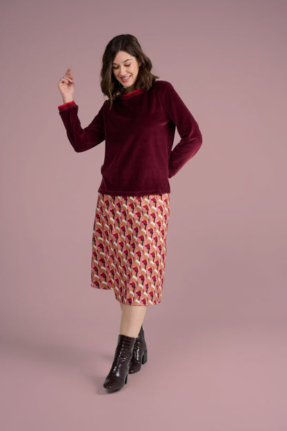 JUPE JARDI BATTLE ROSE