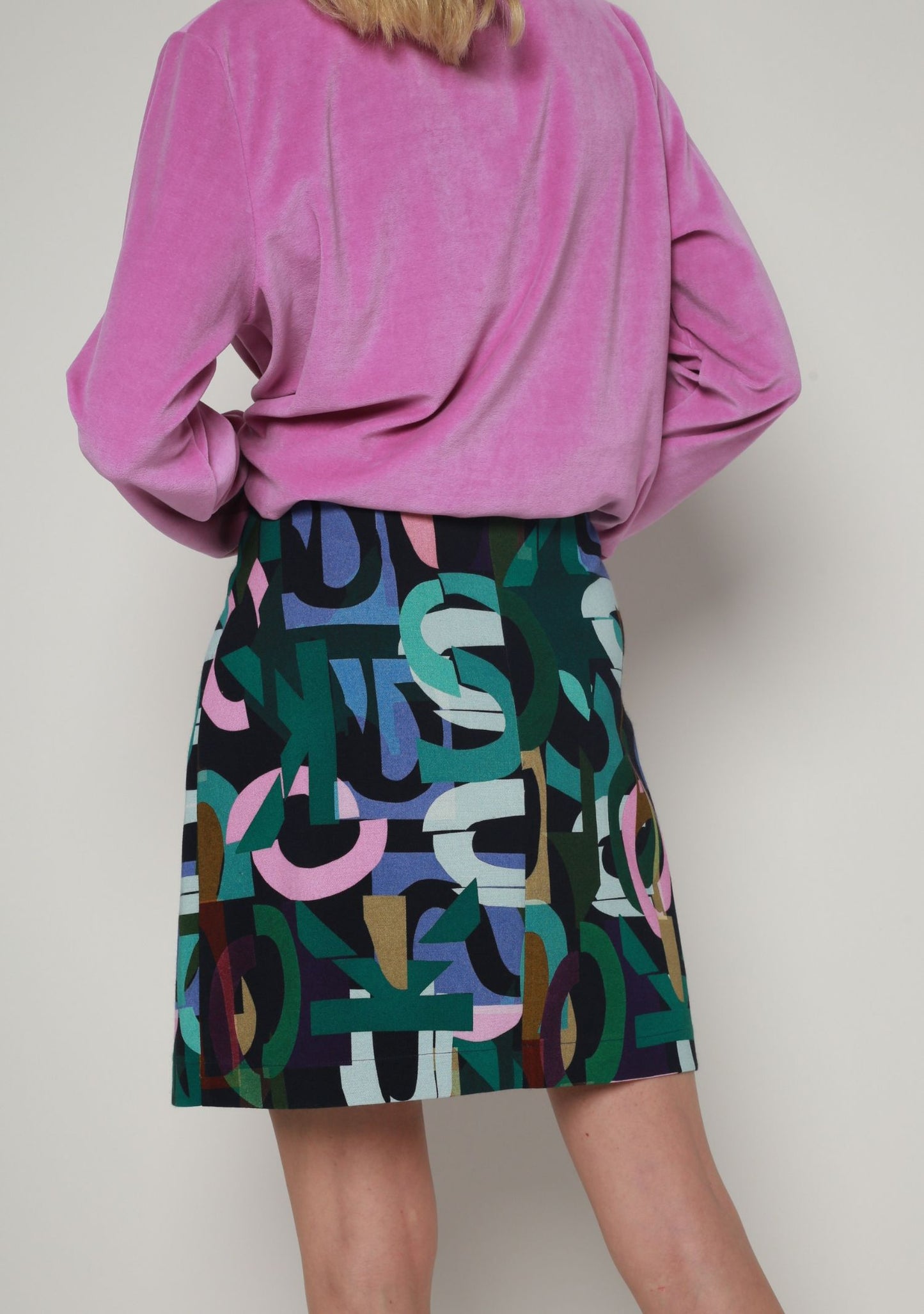 JUPE JESFU ALPHABET VERT