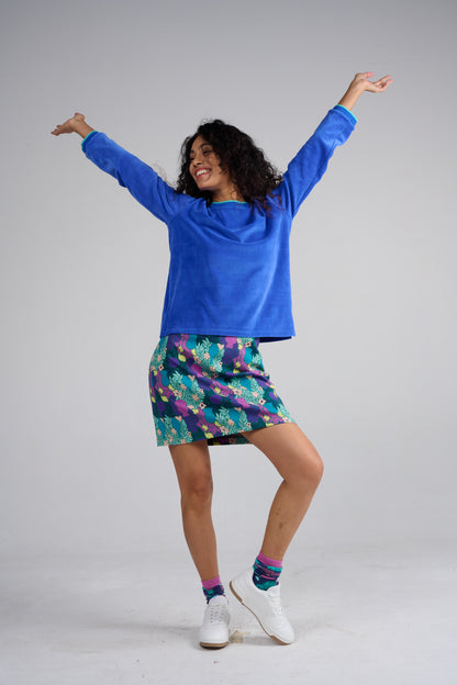 JUPE JESFU VASES VIOLET