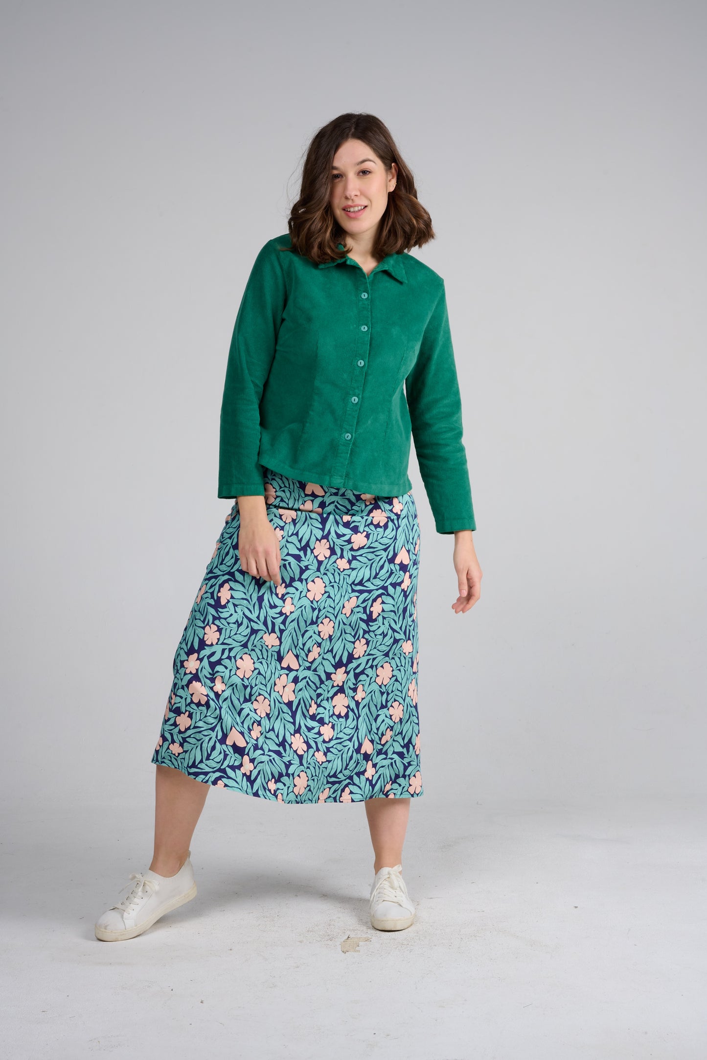 JUPE JINOL JARDIN ROSE