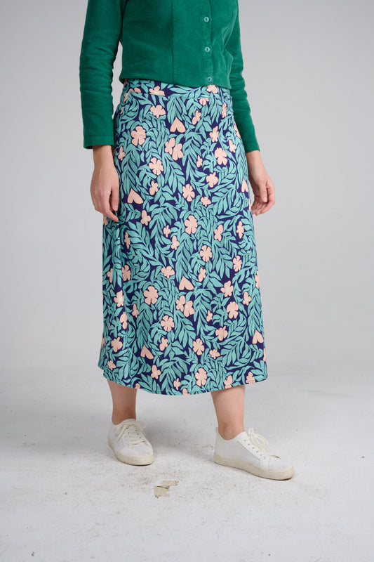 JUPE JINOL JARDIN ROSE