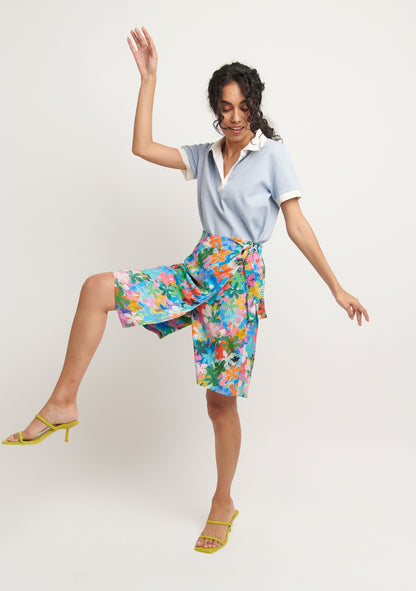 JUPE CULOTTE JUPKU POP MULTICOLORE