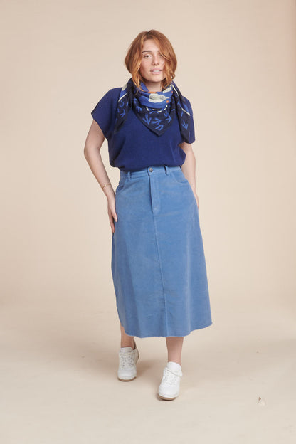 FOULARD FANI ENVOL BLEU