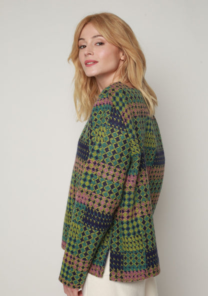 PULL PABLO FAIENCE ANIS
