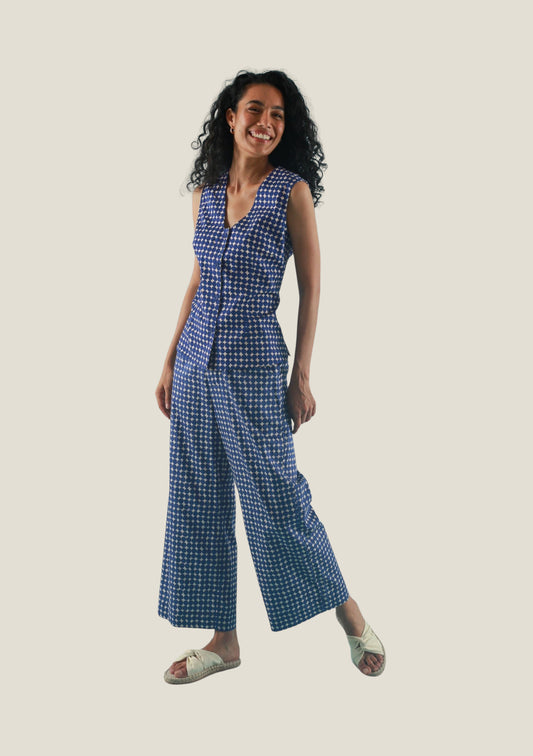 PANTALON PACLO ROND BLEU
