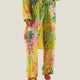 PANTALON PARGE FEUILLAGE JAUNE