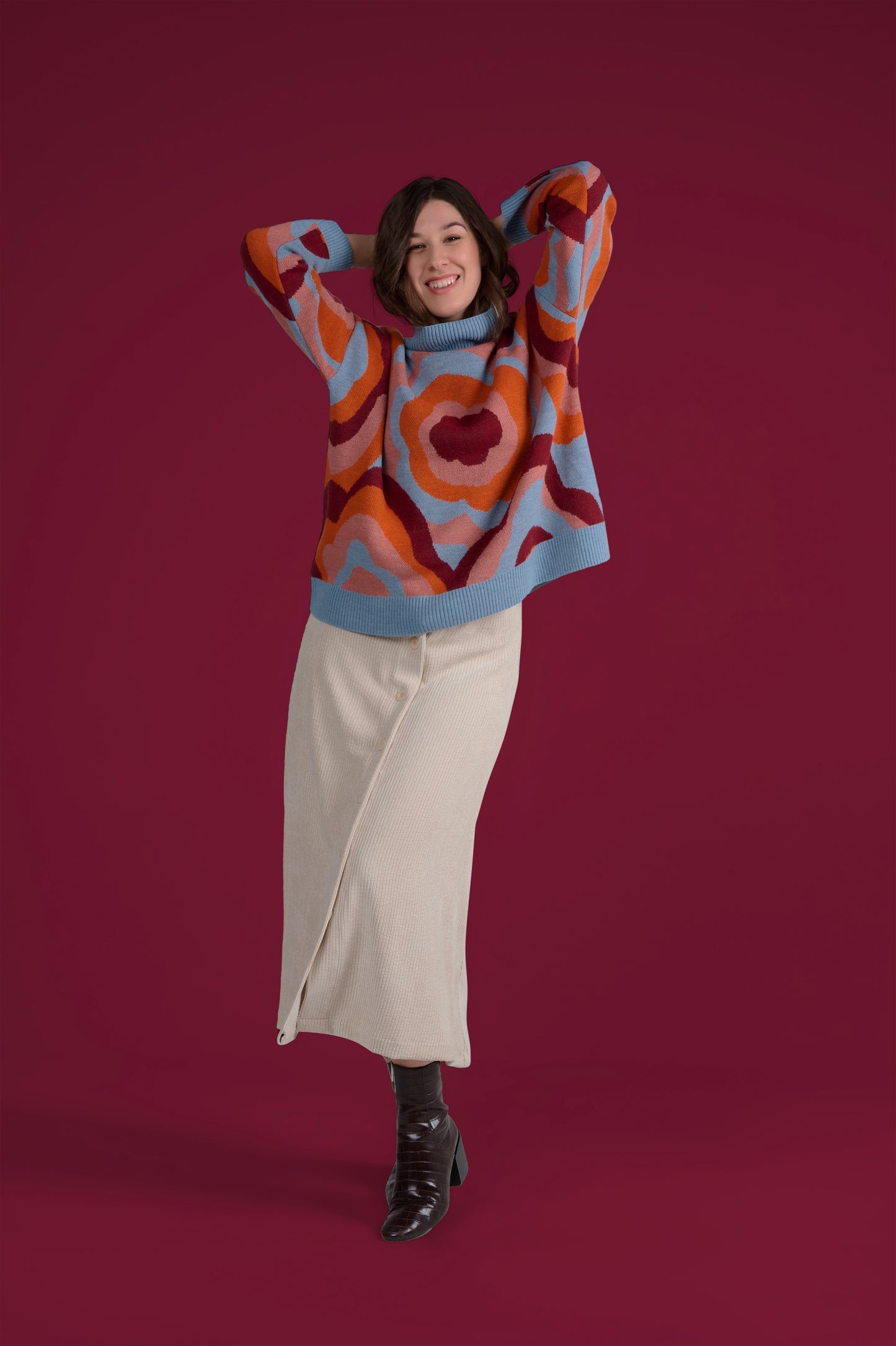 PULL POLUX FLOWERPOWER ORANGE