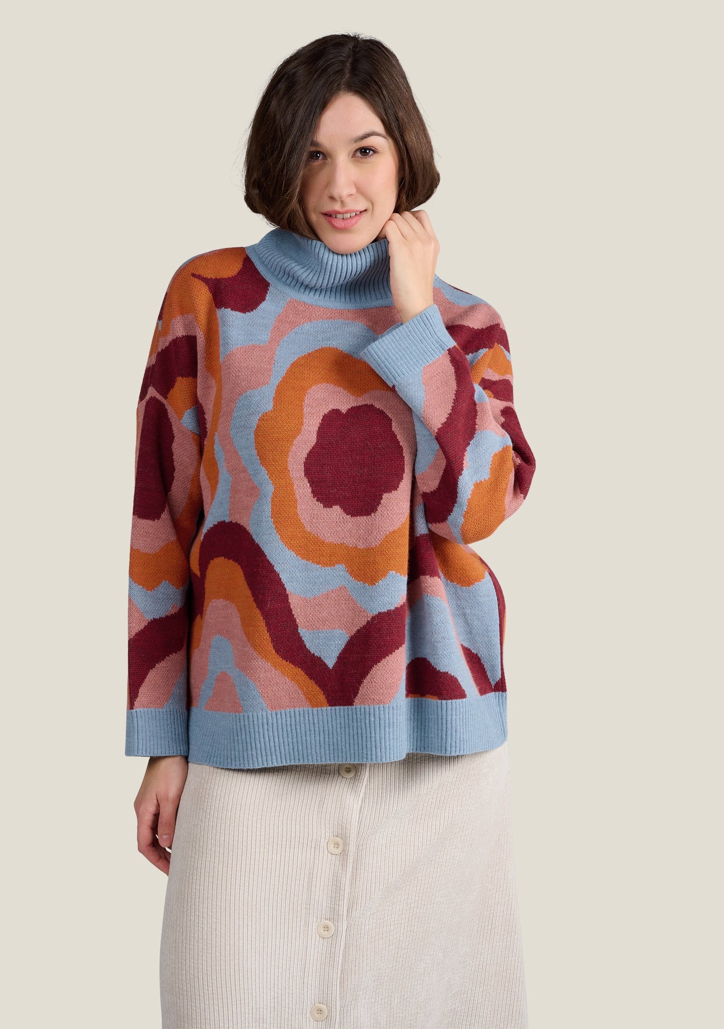 PULL POLUX FLOWERPOWER ORANGE