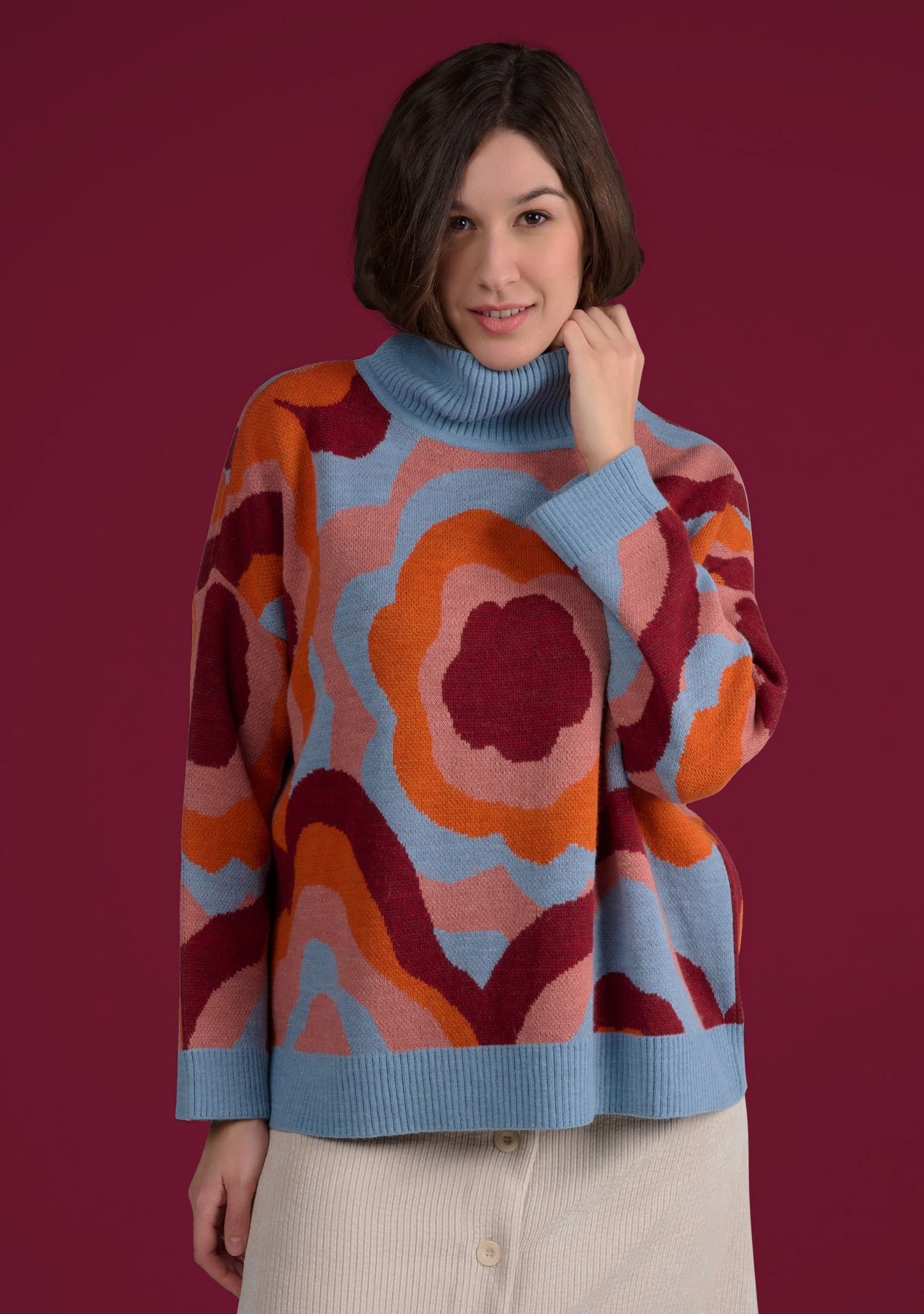 PULL POLUX FLOWERPOWER ORANGE