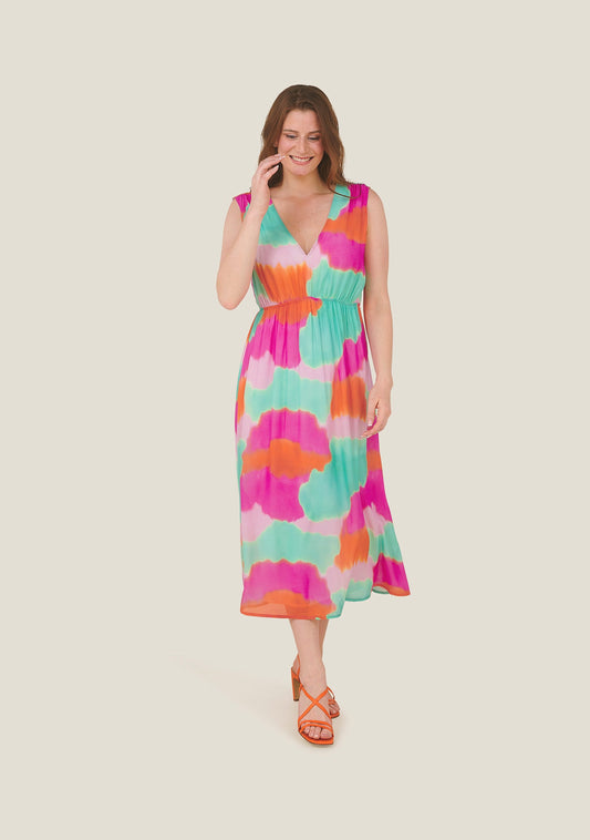 ROBE RAKO NUAGES ROSE