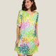ROBE RASAH FEUILLAGE JAUNE