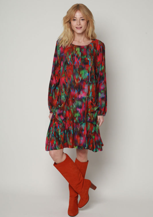 ROBE RDDEU PIGMENT MULTICOLORE