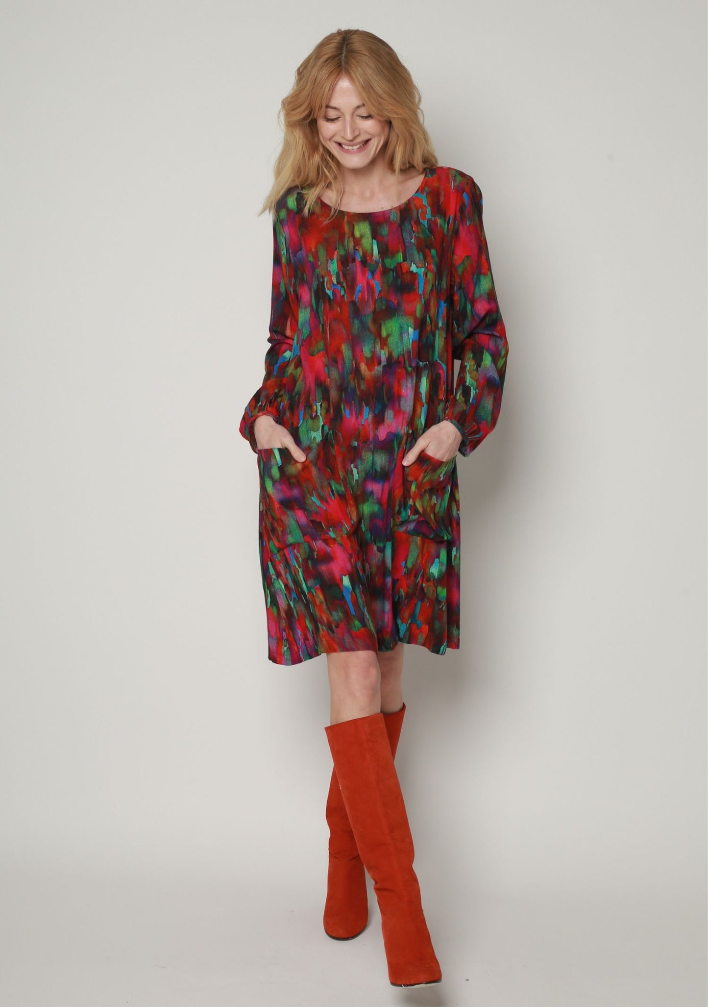 ROBE RDDEU PIGMENT MULTICOLORE