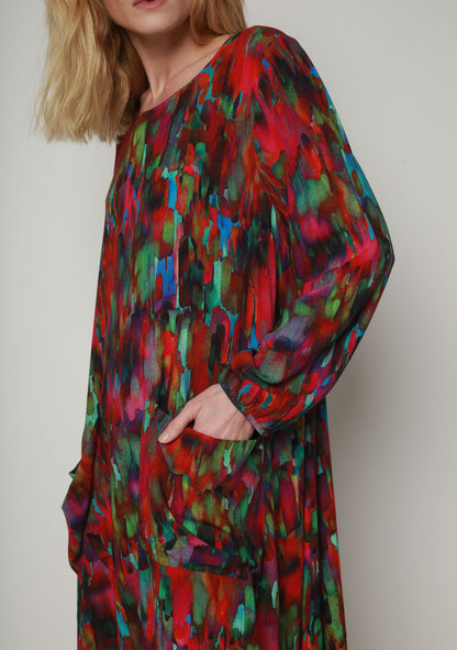 ROBE RDDEU PIGMENT MULTICOLORE