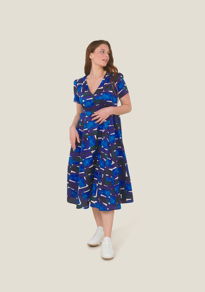 ROBE RECTO CAIRN BLEU