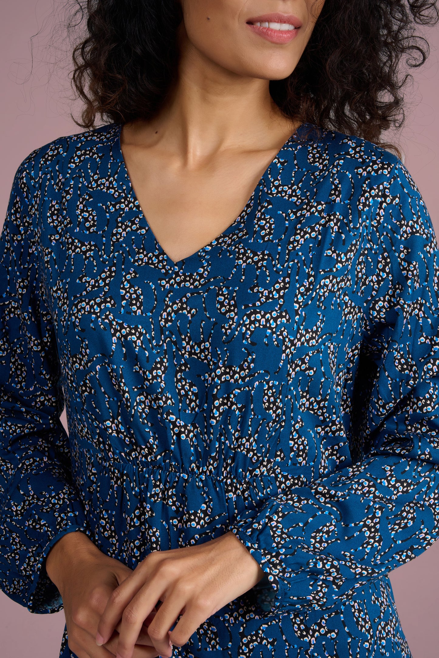 ROBE REGLISSE LEO BLEU