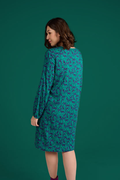 ROBE REGLISSE LEO VERT