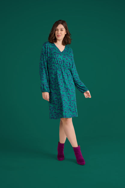 ROBE REGLISSE LEO VERT