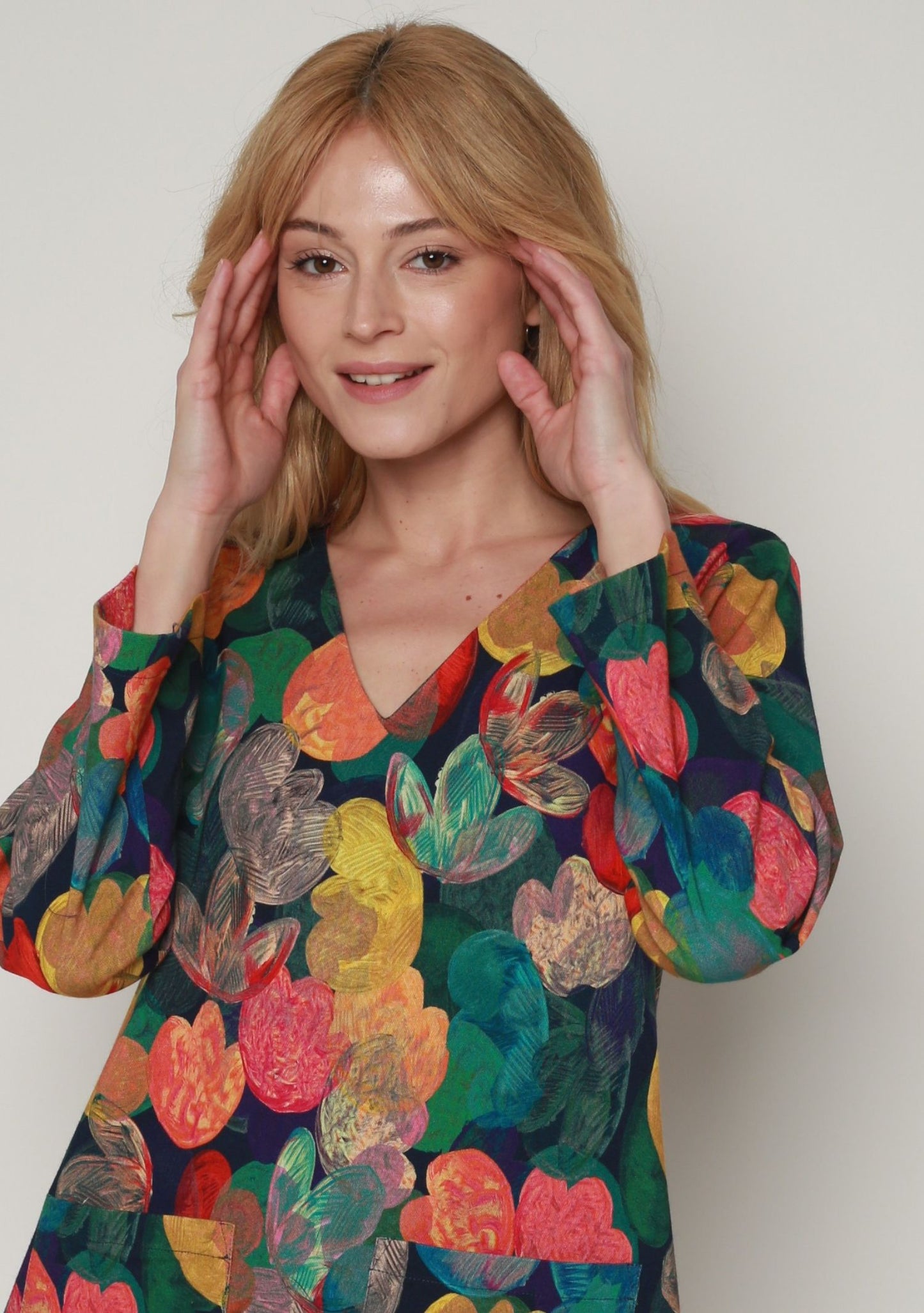 ROBE ROUGI BERLINGOT ORANGE