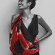 FOULARD TWIGGY ROUGE