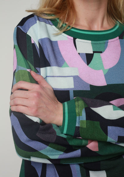 SWEAT SAULE ALPHABET VERT