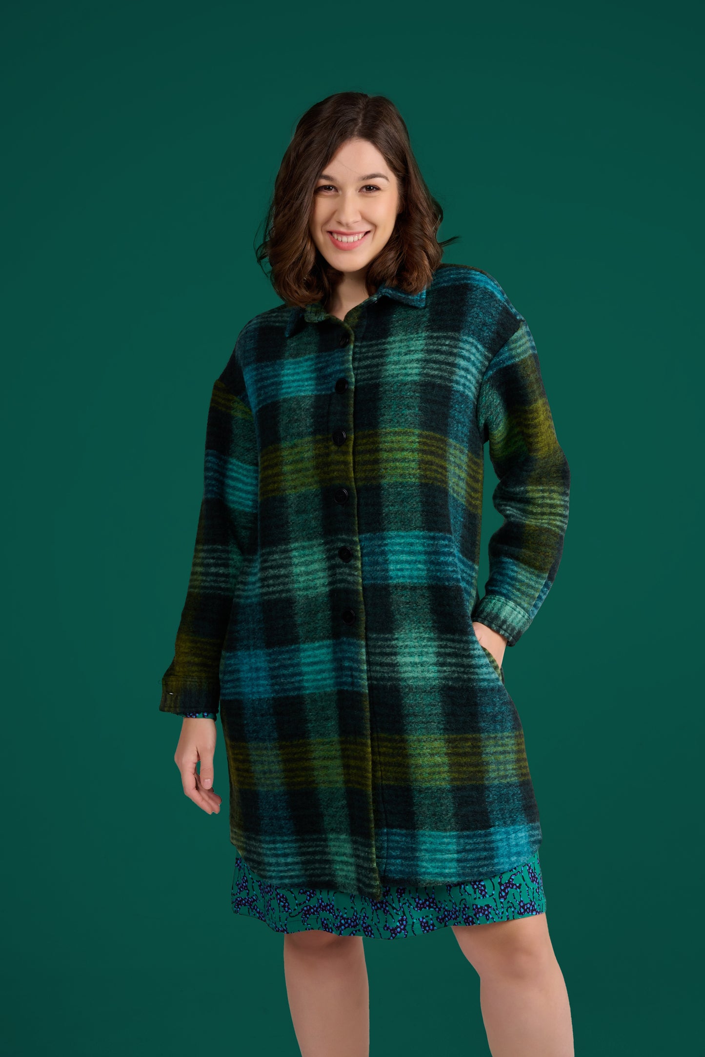 SUR CHEMISE SOMI UNI CARREAUX