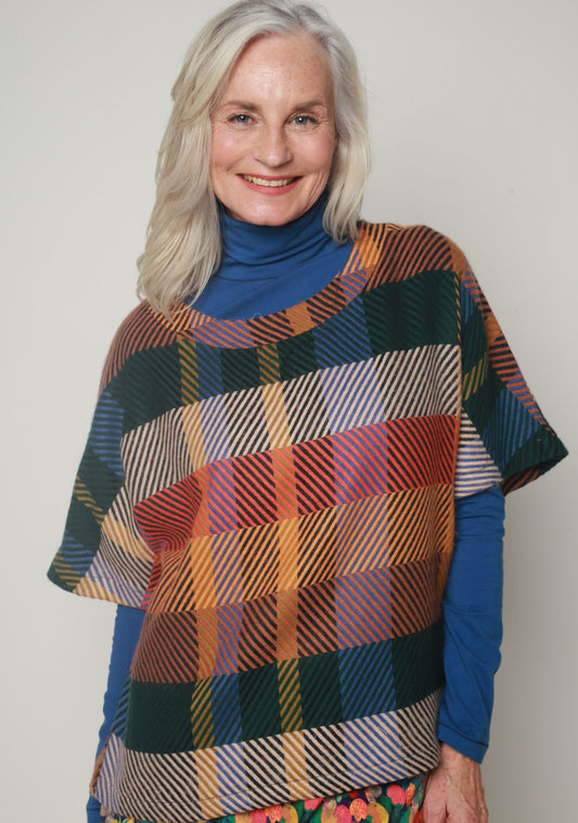 PULL SOUBI ECOSSAIS ORANGE