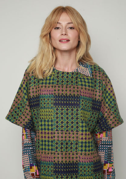 PULL SOUBI FAIENCE ANIS