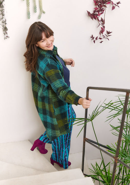 SUR CHEMISE SOMI UNI CARREAUX