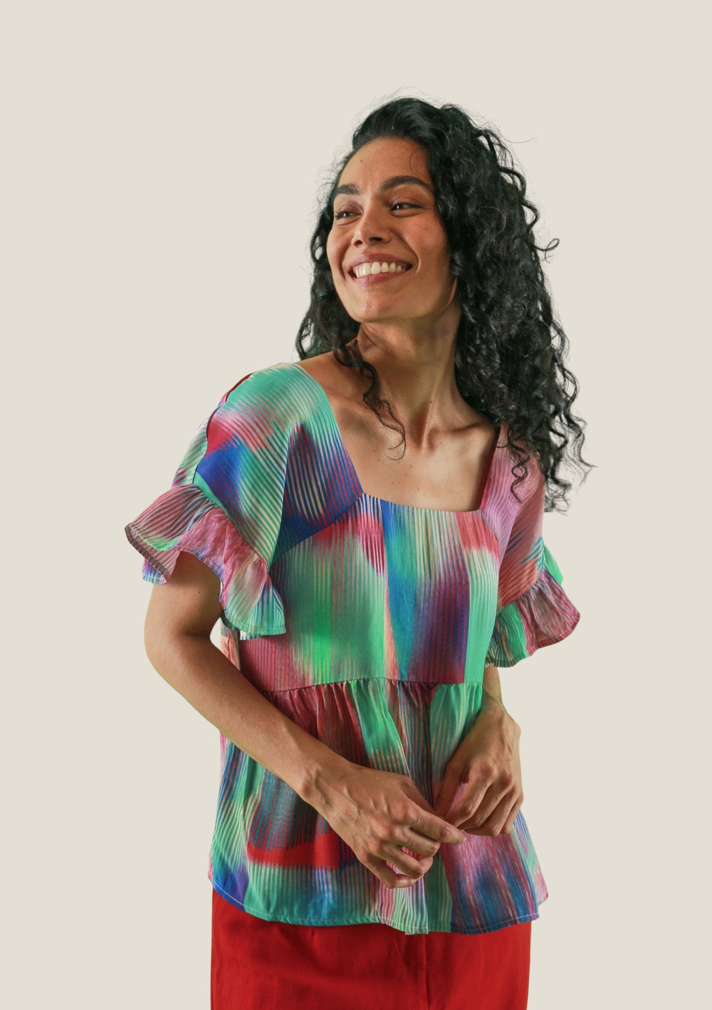 BLOUSE TANTO MAGNETIK BLEU