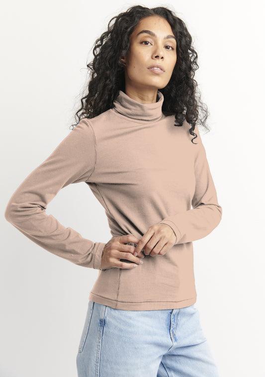 SOUS PULL TECRO UNI ROSE