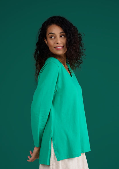 TEE SHIRT TERANE UNI VERT