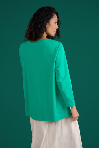 TEE SHIRT TERANE UNI VERT